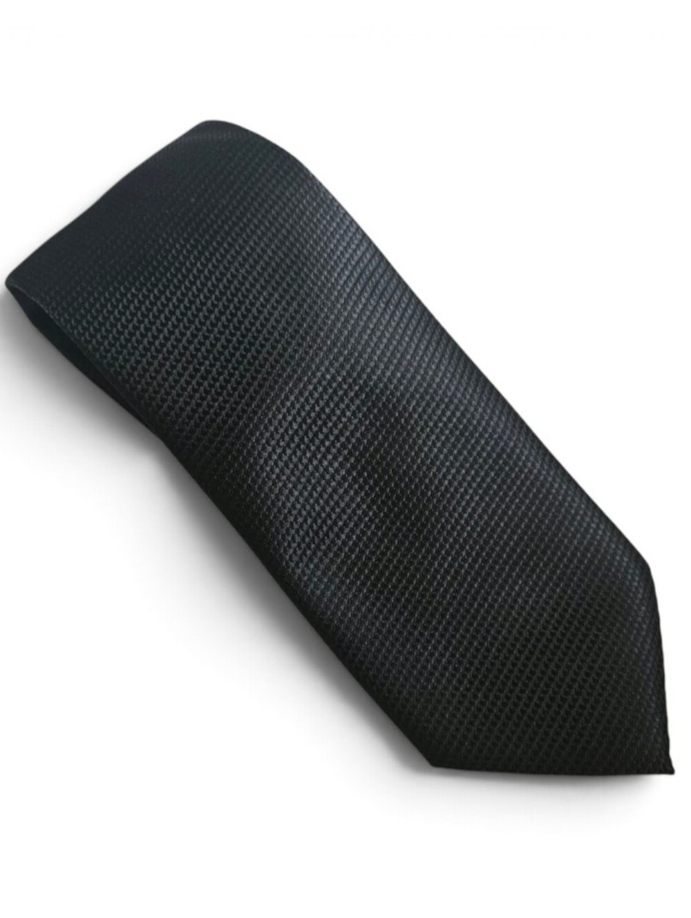 Pierre Cadin Classic Texured Black Tie Sleek Design